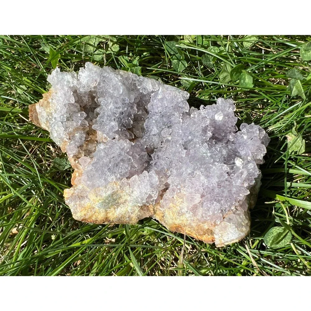 Amethyst Stalactite Crystal Cluster Uruguay Purple Druzy, February Birthstone 18
